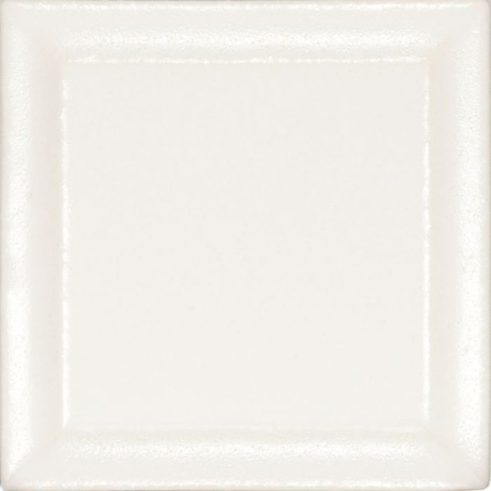 Кафель для печей и каминов Hein цвет Белый глянцевый № 90002