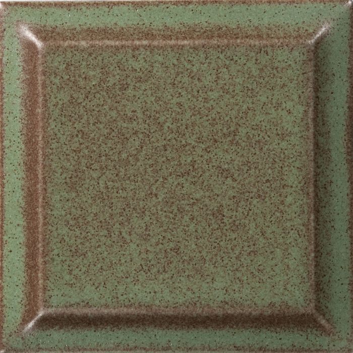 Кафель для печей и каминов Hein цвет Зеленый антик № 11169