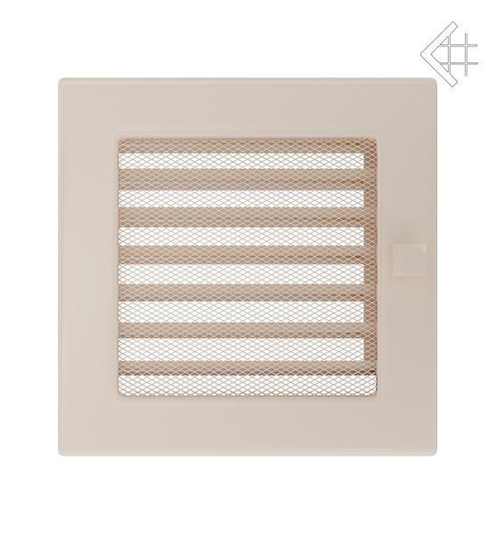 Вентиляционная решётка для камина Kratki Кремовая 17 × 17 см с жалюзи