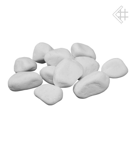 Камень шлифованный для биокамина Kratki белый