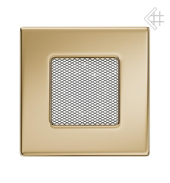 Решётка каминная вентиляционная Kratki Золотая 11 × 11 см
