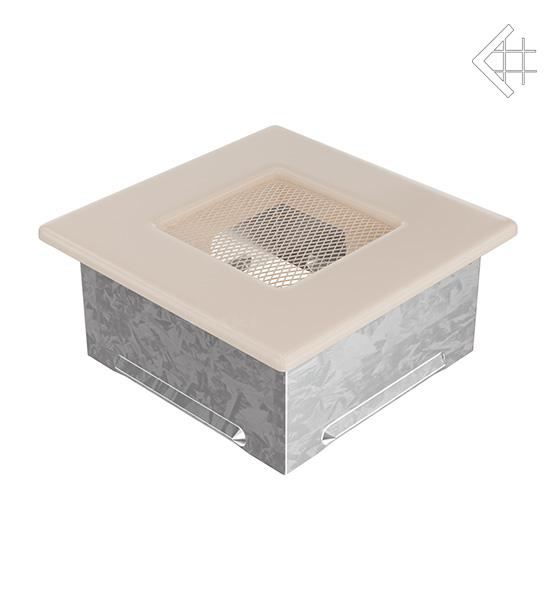 Вентиляционная решётка для камина Kratki Кремовая 11 × 11 см