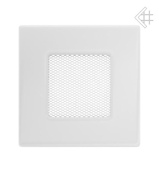Вентиляционная решётка для камина Kratki Оскар белая 11 × 11 см