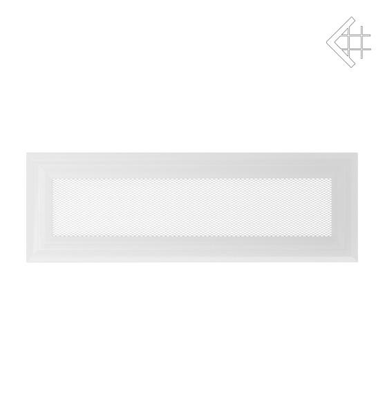 Решётка каминная вентиляционная Kratki Оскар белая 11 × 32 см