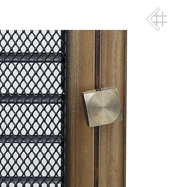 Решётка каминная вентиляционная Kratki Оскар 17 × 30 см с жалюзи