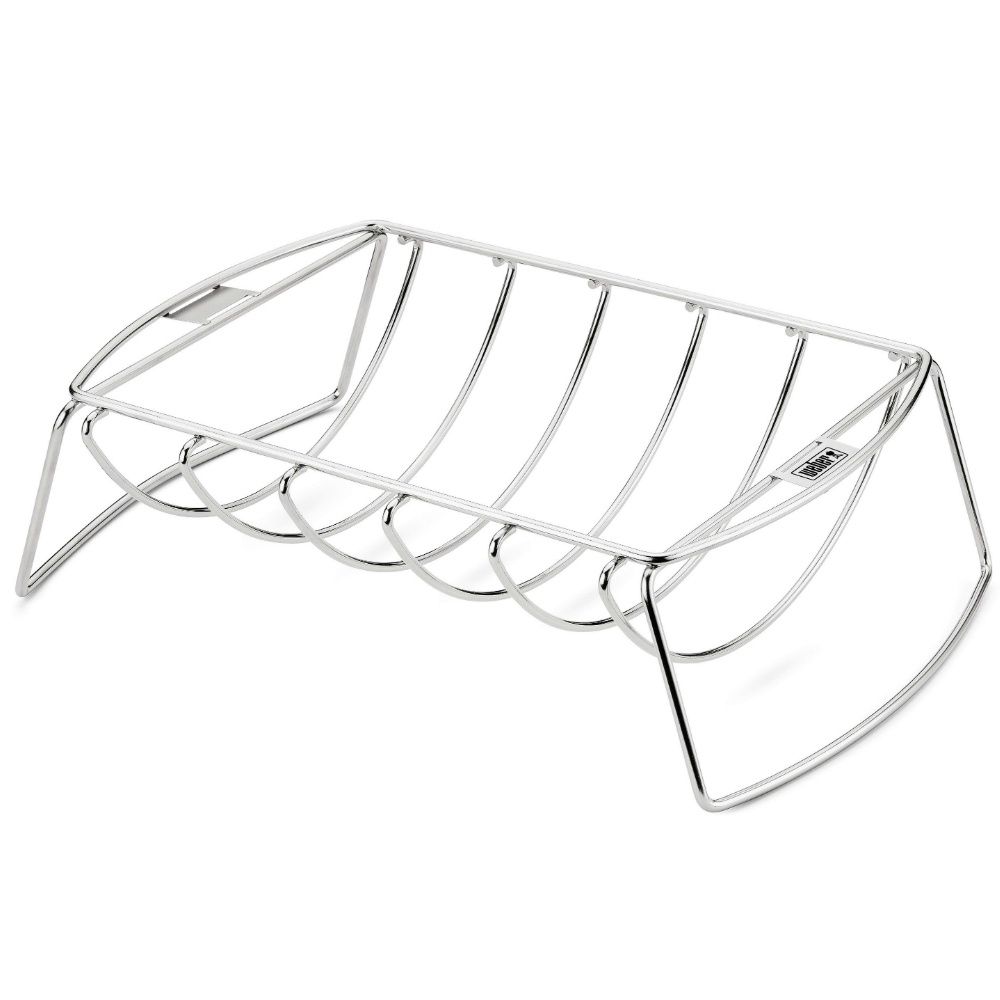 Подставка для ребрышек и сетка-корзина для жарки Weber Rib-Rack