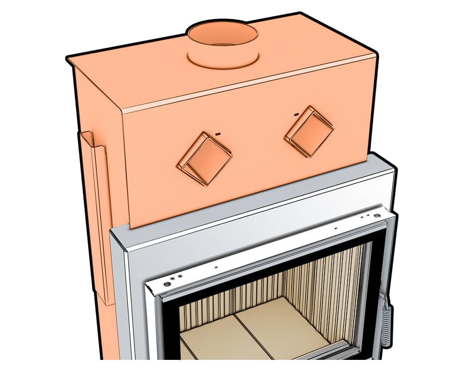 Равномерное распределение тепла обеспечивает эффективное нагревание верхнего модуля