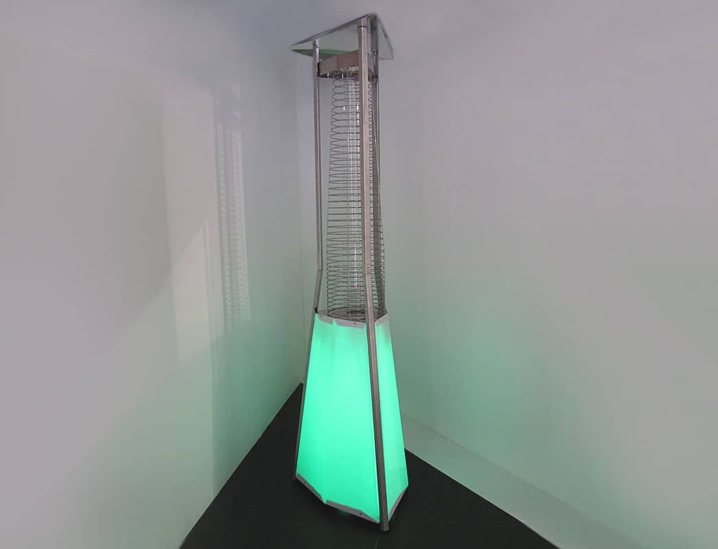 Обогреватель Siabs Kaliente Magic LED с изменяемой подсветкой, зеленый