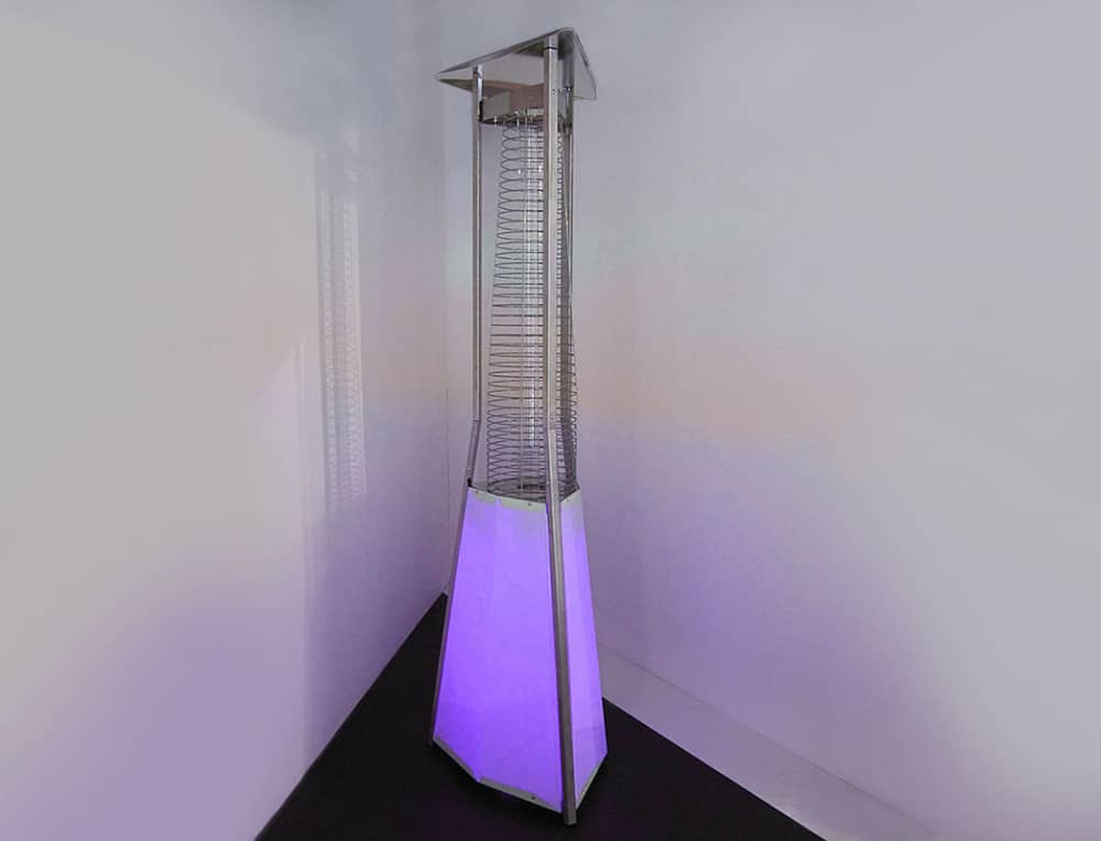 Обогреватель Siabs Kaliente Magic LED с изменяемой подсветкой, темно-фиолетовый