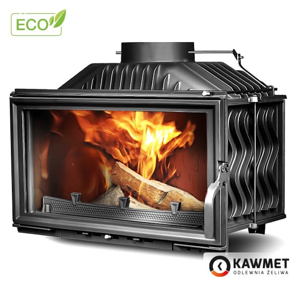 Топка Kawmet W15 (9,4 kW) Eco с прямым жаростойким стеклом