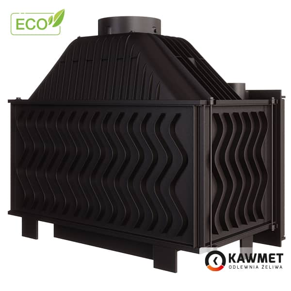 Топка на дровах Kawmet W15 (13,5 kW) Eco, тыльный вид