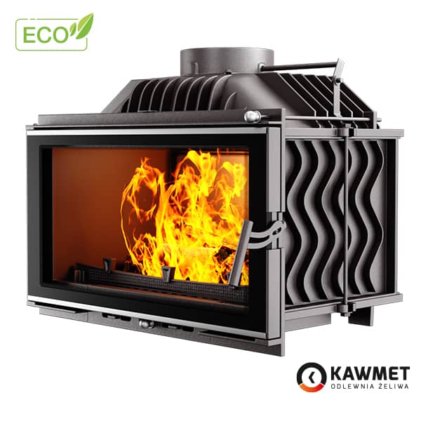 Топка Kawmet W16 (9,4 kW) Eco с прямым жаростойким стеклом