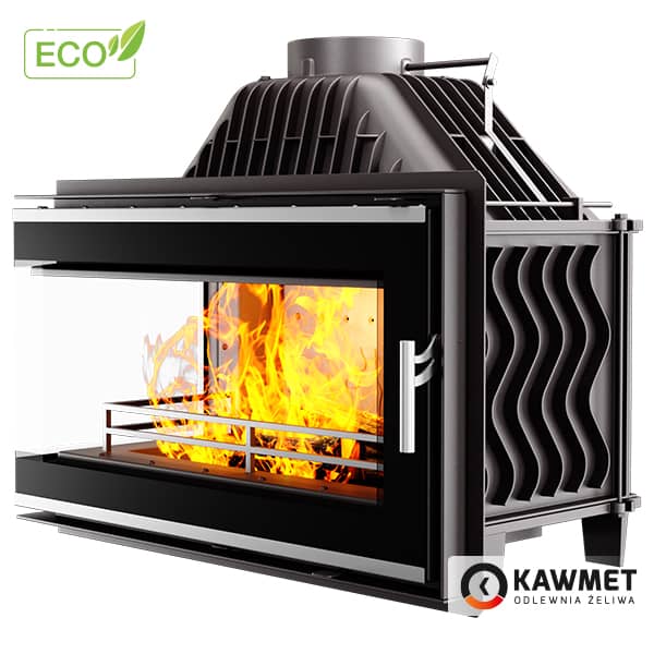 Топка Kawmet W16 LB (13,5 kW) Eco с прямым жаростойким стеклом