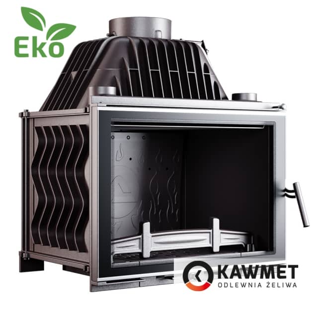 Топка Kawmet W17 Dekor (16,1 kW) Eco с прямым жаростойким стеклом