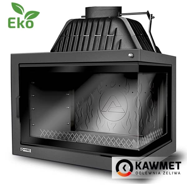 Топка Kawmet W17 Dekor правое боковое стекло (16,1 kW) Eco с угловым жаростойким стеклом
