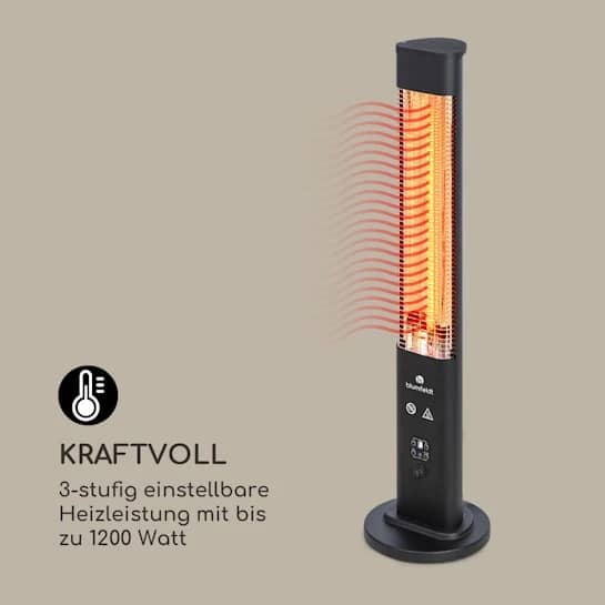 Инфракрасный обогреватель Blumfeldt Heat Guru Plus с мощностью до 1200 Вт