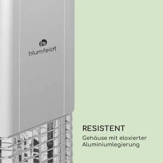 Корпус электрического обогревателя Blumfeldt Heat Guru Plus L из анодированного алюминиевого сплава