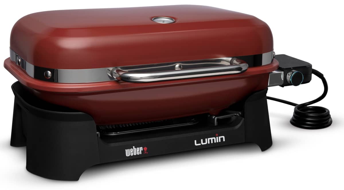 Электрогриль Weber Lumin Compact 2000, красный