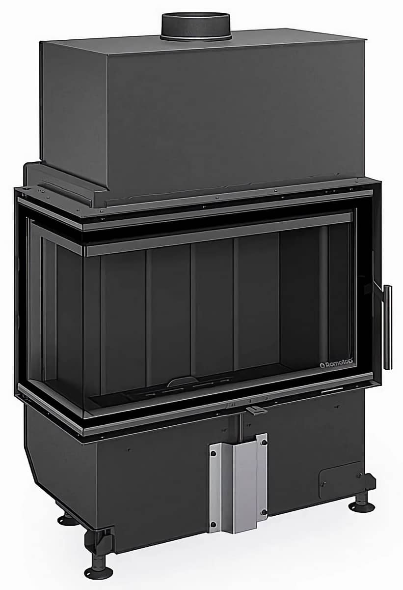 Топка на дровах Romotop Heat R/L 4G S 70.44.33.26 с темной футеровкой Топка на дровах Romotop Heat R/L 4G S 70.44.33.26 с темной футеровкой