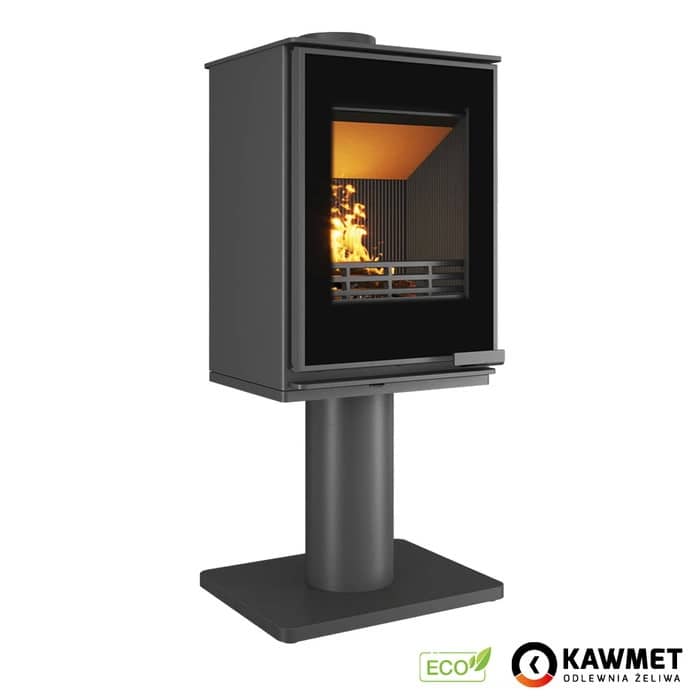 Печь на дровах Kawmet Harita S15i Leg Decor Eco с прямым стеклом Печь на дровах Kawmet Harita S15i Leg Decor Eco с прямым стеклом
