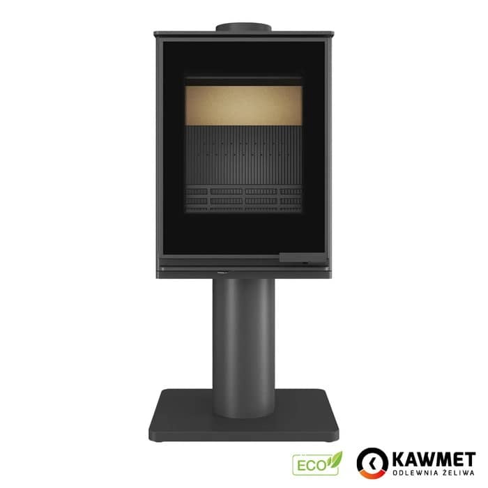 Дровяная печь Kawmet Harita S15i Leg Decor Eco, фронтальный вид Дровяная печь Kawmet Harita S15i Leg Decor Eco, фронтальный вид