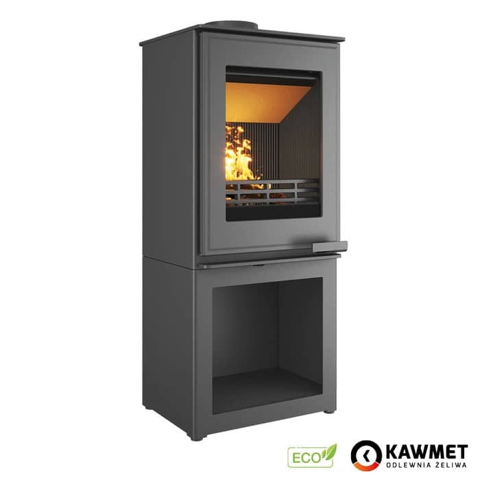 Печь на дровах Kawmet Harita S15i S-Box Eco с прямым стеклом Печь на дровах Kawmet Harita S15i S-Box Eco с прямым стеклом