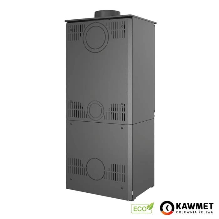 Дровяная печь Kawmet Harita S15i S-Box Eco, тыльный вид Дровяная печь Kawmet Harita S15i S-Box Eco, тыльный вид