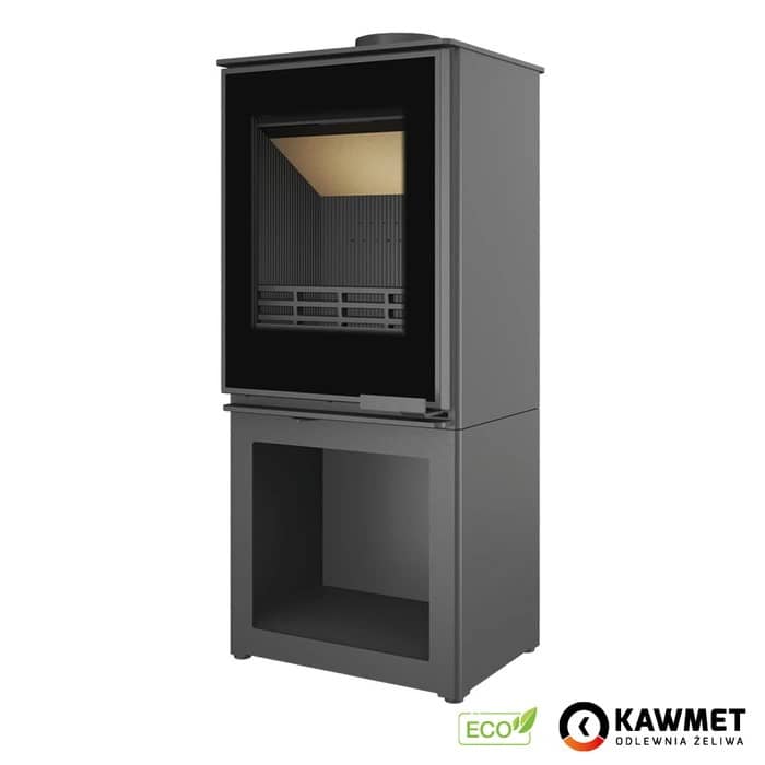 Дровяная печь Kawmet Harita S15i S-Box Decor Eco с прямым стеклом Дровяная печь Kawmet Harita S15i S-Box Decor Eco с прямым стеклом