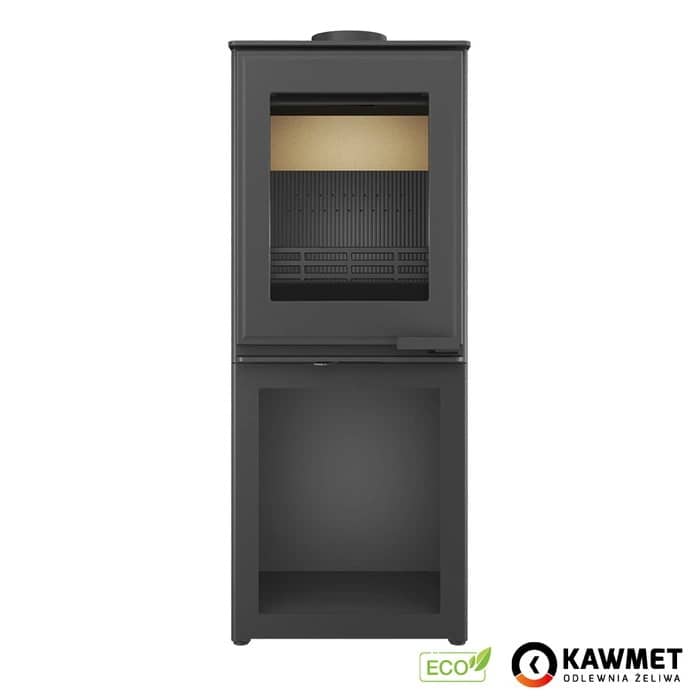 Печь на дровах Kawmet Harita S15i L-Box Eco, фронтальный вид Печь на дровах Kawmet Harita S15i L-Box Eco, фронтальный вид