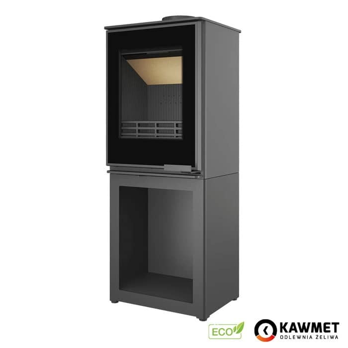 Дровяная печь Kawmet Harita S15i L-Box Decor Eco с верхным, тыльним подключением Дровяная печь Kawmet Harita S15i L-Box Decor Eco с верхным, тыльним подключением