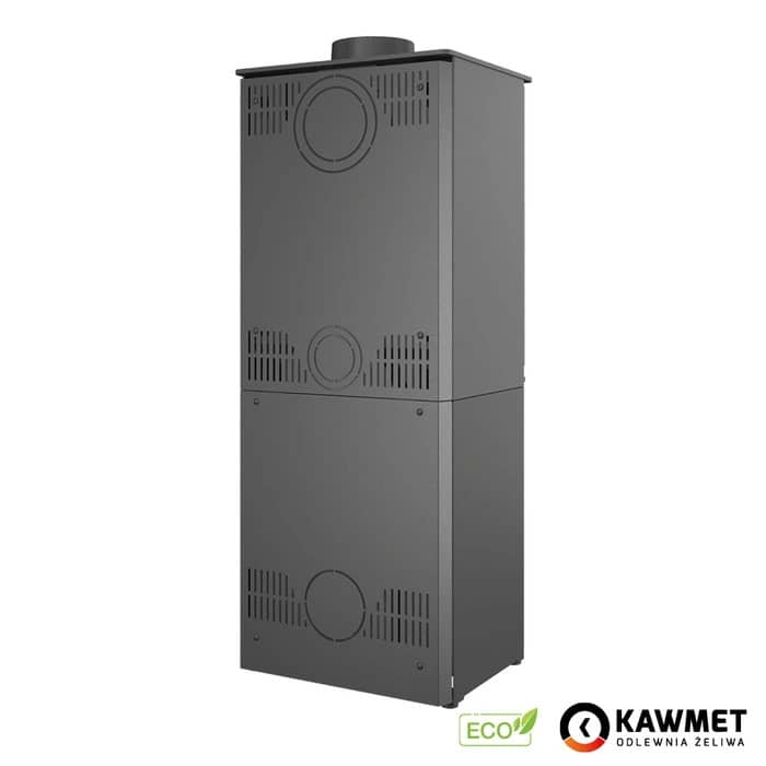 Стальная печь Kawmet Harita S15i L-Box Decor Eco, тыльный вид Стальная печь Kawmet Harita S15i L-Box Decor Eco, тыльный вид