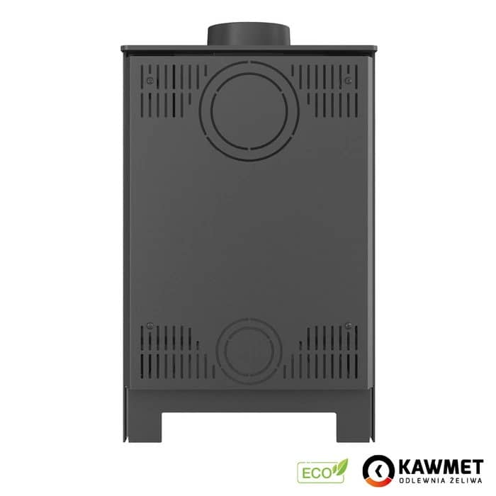 Дровяная печь Kawmet Harita S15v Basic Eco, тыльный вид Дровяная печь Kawmet Harita S15v Basic Eco, тыльный вид