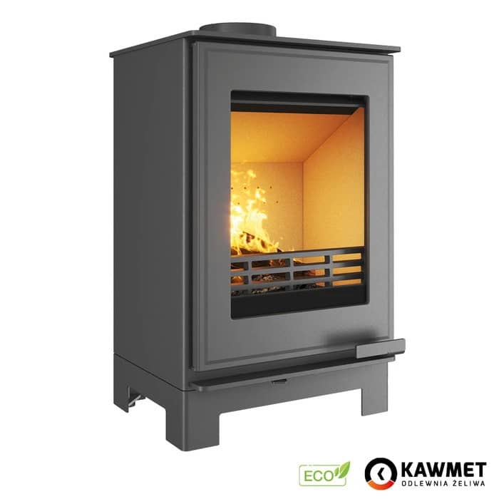 Печь на дровах Kawmet Harita S15v Basic Eco с прямым стеклом Печь на дровах Kawmet Harita S15v Basic Eco с прямым стеклом
