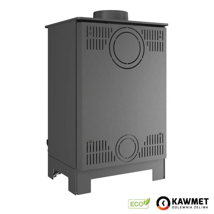 Стальная печь Kawmet Harita S15v Basic Eco, тыльный вид Стальная печь Kawmet Harita S15v Basic Eco, тыльный вид