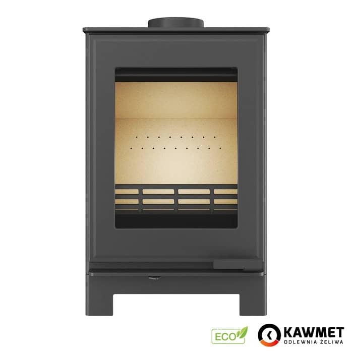 Дровяная печь Kawmet Harita S15v Basic Eco с верхним, тыльным подключением Дровяная печь Kawmet Harita S15v Basic Eco с верхним, тыльным подключением