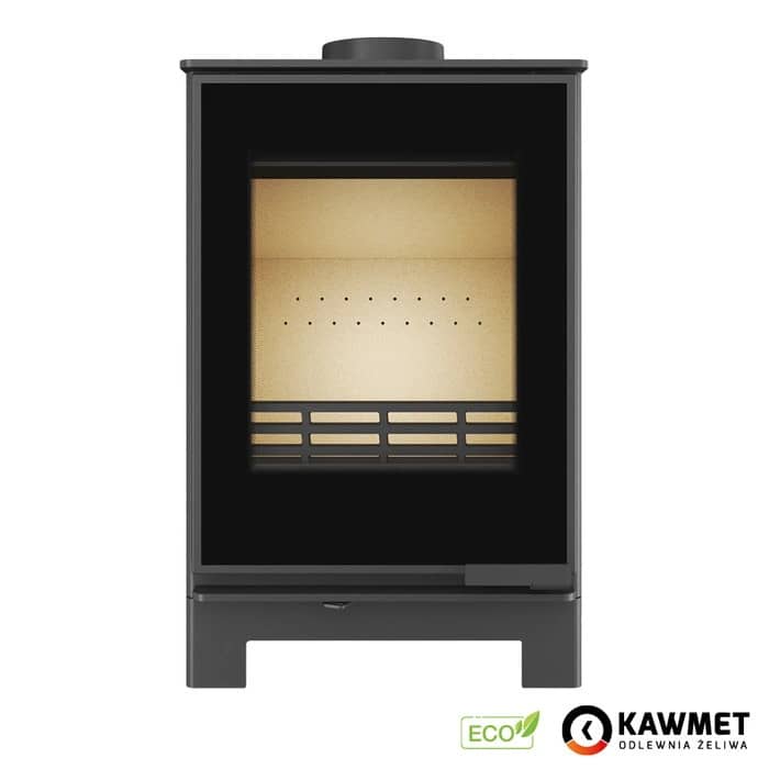 Дровяная печь Kawmet Harita S15v Basic Decor Eco с верхним, тыльным подключением Дровяная печь Kawmet Harita S15v Basic Decor Eco с верхним, тыльным подключением