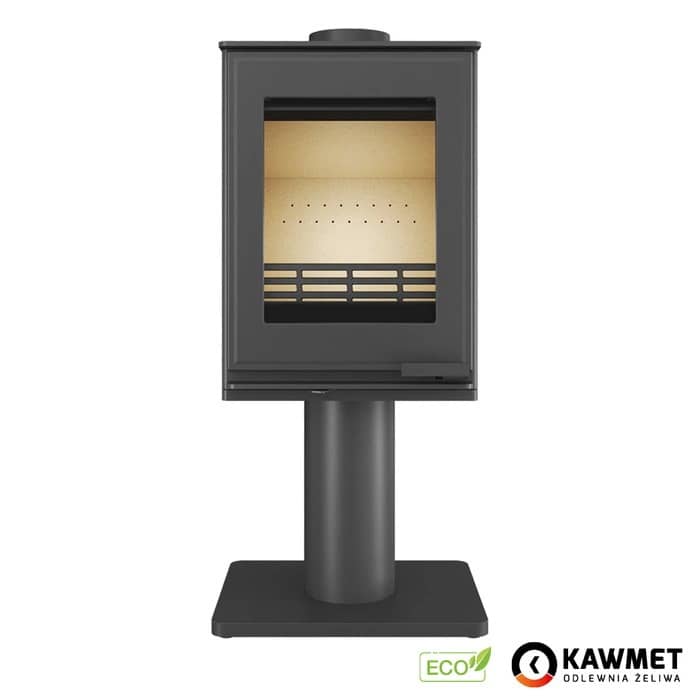 Дровяная печь Kawmet Harita S15v Leg Eco с верхним, тыльным подключением Дровяная печь Kawmet Harita S15v Leg Eco с верхним, тыльным подключением