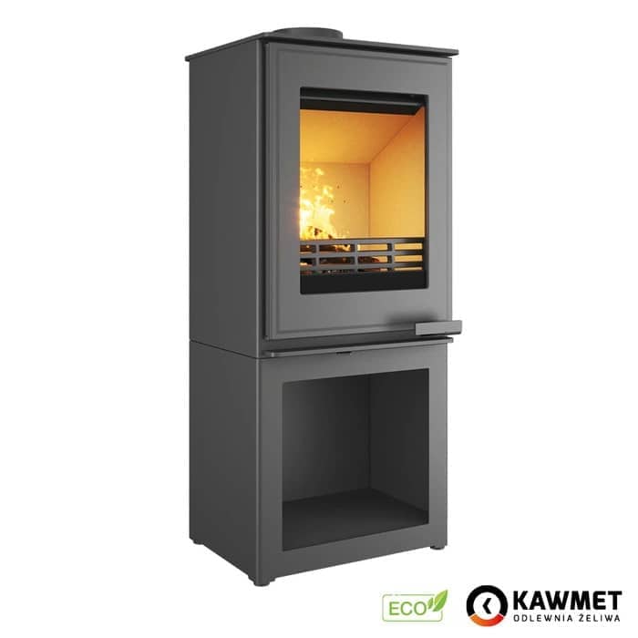 Печь на дровах Kawmet Harita S15v S-Box Eco с прямым стеклом Печь на дровах Kawmet Harita S15v S-Box Eco с прямым стеклом