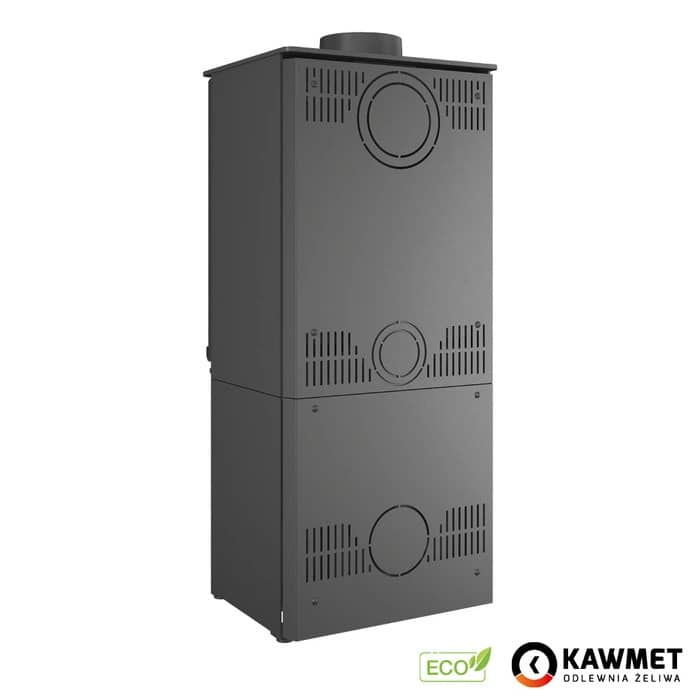 Стальная печь Kawmet Harita S15v S-Box Decor Eco, тыльный вид Стальная печь Kawmet Harita S15v S-Box Decor Eco, тыльный вид