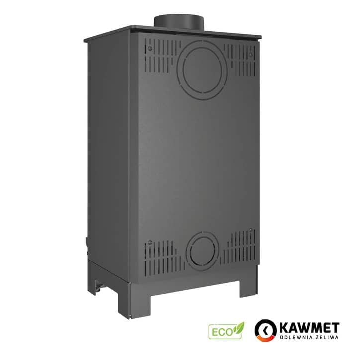 Стальная печь Kawmet Venus S16 Basic Decor Eco, тыльный вид Стальная печь Kawmet Venus S16 Basic Decor Eco, тыльный вид