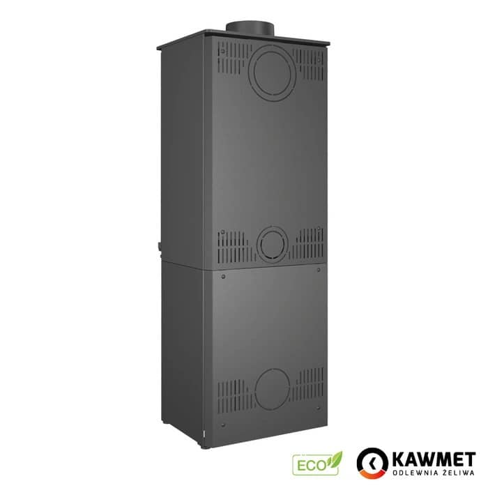 Стальная печь Kawmet Venus S16 L-Box Decor Eco, тыльный вид Стальная печь Kawmet Venus S16 L-Box Decor Eco, тыльный вид