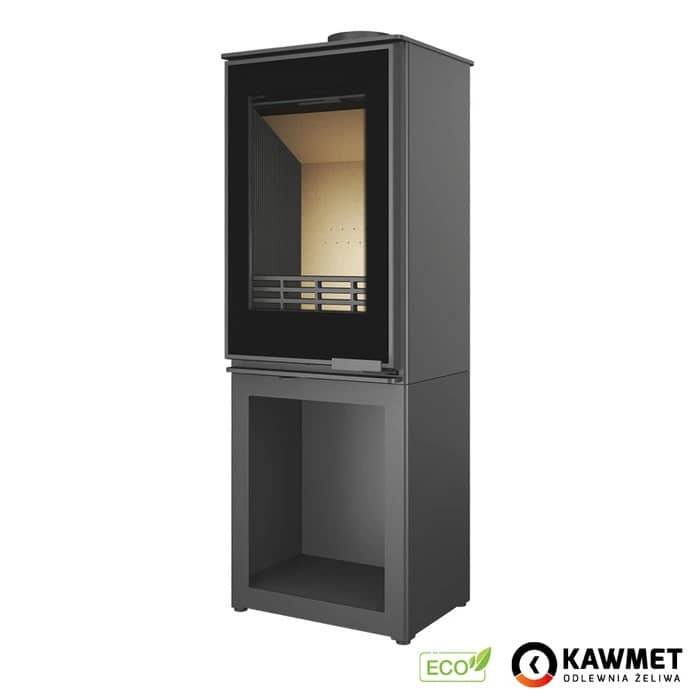 Дровяная печь Kawmet Venus S16 L-Box Decor Eco с верхним, тыльным подключением Дровяная печь Kawmet Venus S16 L-Box Decor Eco с верхним, тыльным подключением