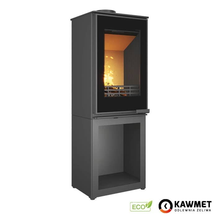 Печь на дровах Kawmet Venus S16 L-Box Decor Eco с прямым стеклом Печь на дровах Kawmet Venus S16 L-Box Decor Eco с прямым стеклом