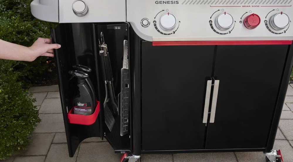 Шкафчик для размещения аксессуаров в гриле Weber Genesis EP-435 Шкафчик для размещения аксессуаров в гриле Weber Genesis EP-435