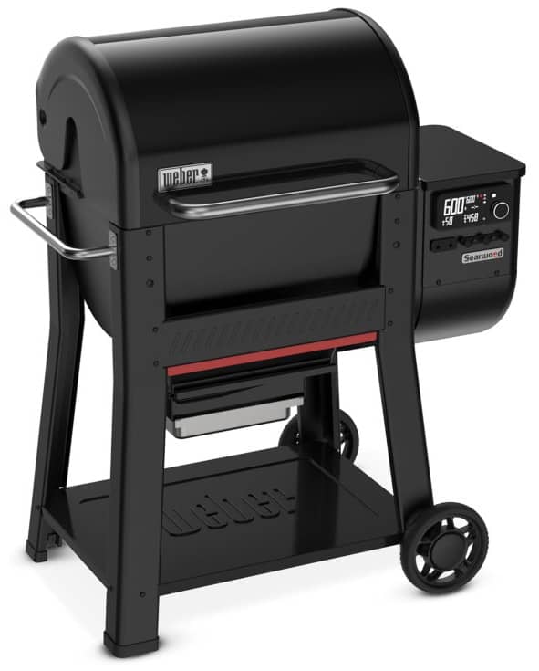 Пеллетный гриль Weber Searwood 600 с функцией SmokeBoost для насыщенного дыма Пеллетный гриль Weber Searwood 600 с функцией SmokeBoost для насыщенного дыма