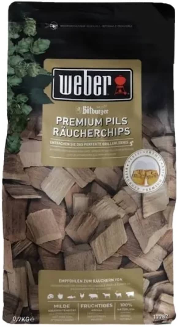 Древесина для копчения Weber пиво, 700 гр с пивным ароматом Древесина для копчения Weber пиво, 700 гр с пивным ароматом
