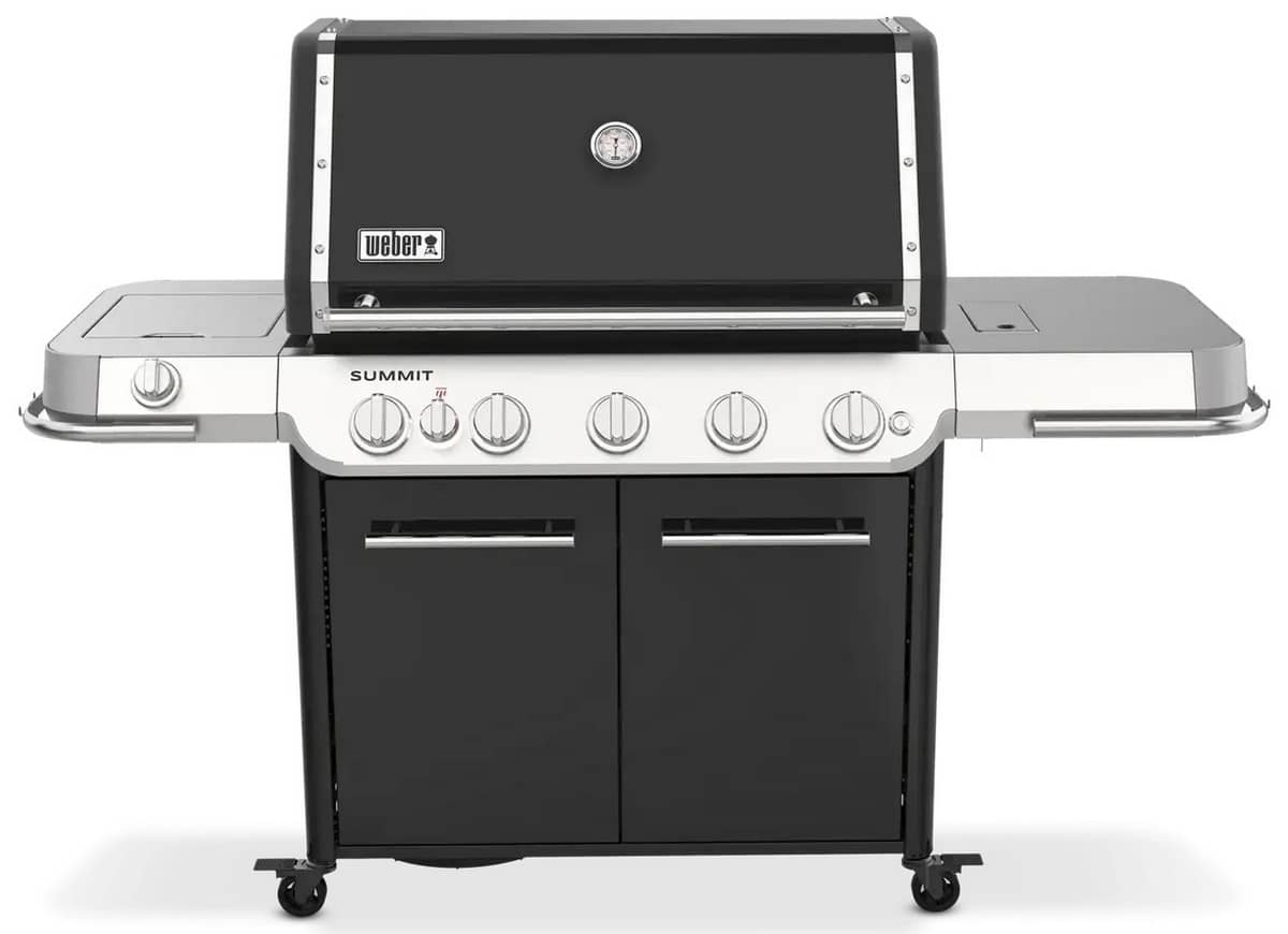 Газовый гриль Weber Summit E, черный с боковыми полками Газовый гриль Weber Summit E, черный с боковыми полками