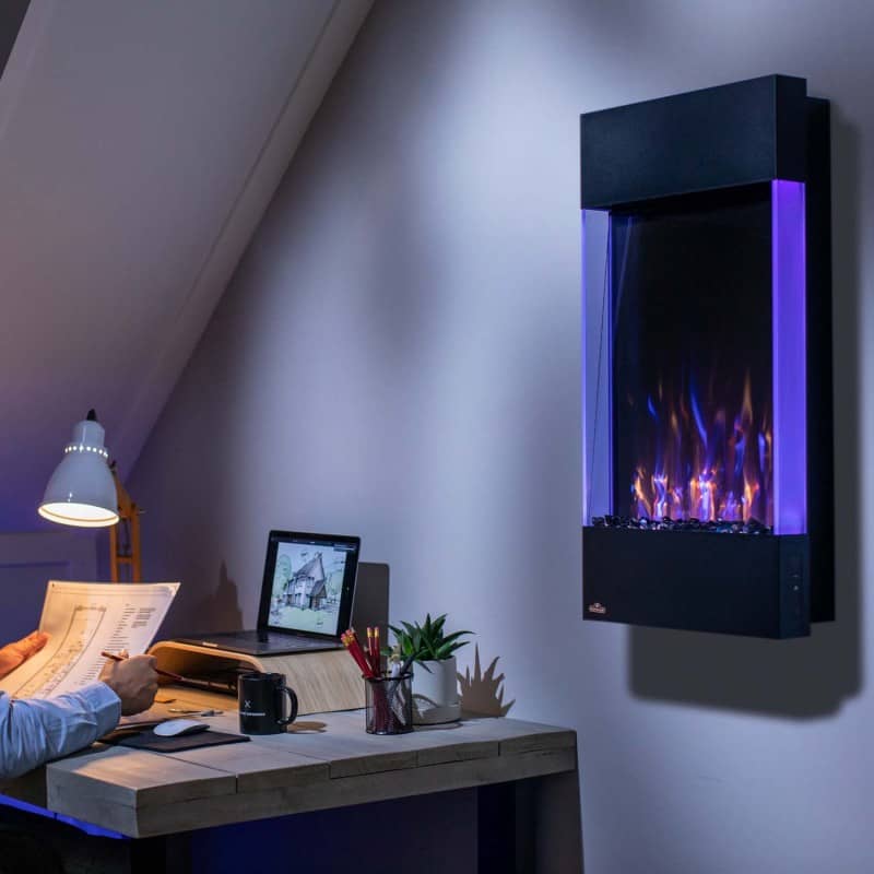 Вертикальный электрокамин Napoleon Allure Vertical 32 в интерьере Вертикальный электрокамин Napoleon Allure Vertical 32 в интерьере