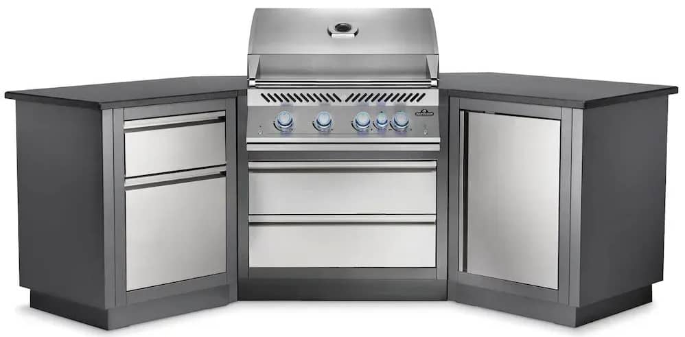 Стационарная летняя кухня Napoleon Oasis 200 с грилем Big 32 Стационарная летняя кухня Napoleon Oasis 200 с грилем Big 32