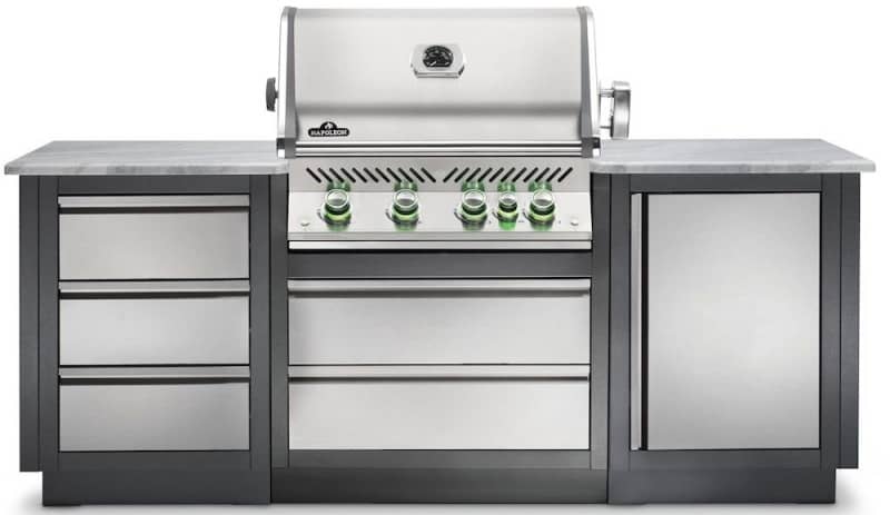 Летняя кухня Napoleon Oasis 100 с грилем Bipro 500, общий вид Летняя кухня Napoleon Oasis 100 с грилем Bipro 500, общий вид